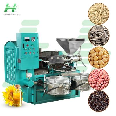 China High Oil Yield Efficiency 6YL-100Peanut soybean sesame rapeseed energy saving oil pressers cotton seed oil press machine wheat germ oil extraction machine for sale