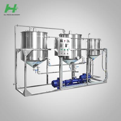 China High Oil Yield Efficiency small scale cooking oil refinery machine palm oil refinery machine for sale