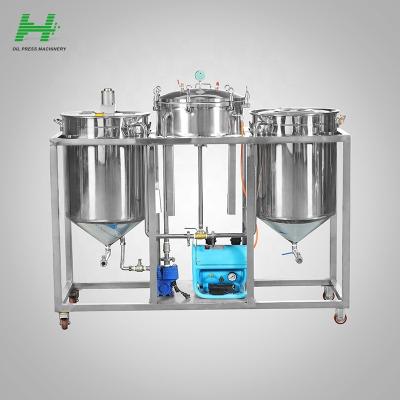 China High Oil Yield Efficiency sunflower coconut oil refinery machine crude oil refinery plant machine oil purifier for sale