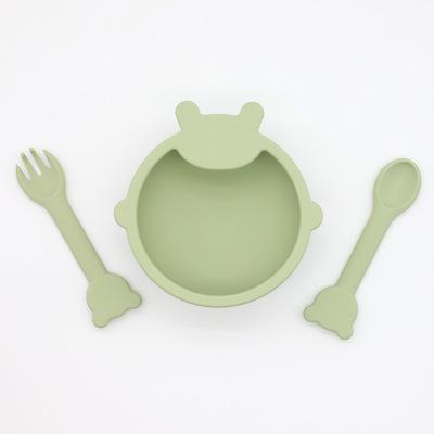 China BPA Free NCYLIFE 2022 High Quality Children's Silicone Bowl For Meal Dinner Don't Spill for sale