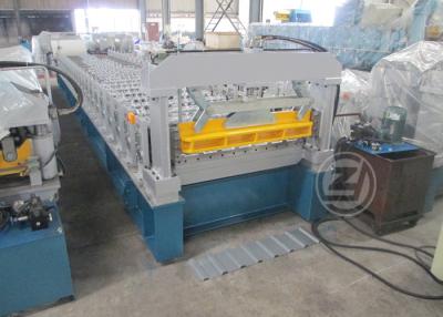 China 20-25m/min Trapezoidal Profile Roll Forming Machine With Cr12 Mould Steel Cutter for sale