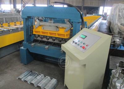 China No.45 Steel Construction Floor Metal Deck Roll Forming Machine Mitsubishi PLC for sale