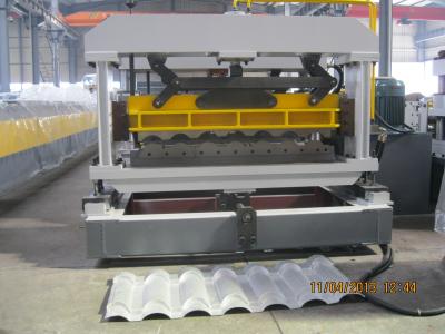 China Professional Trapezoidal Roof Tile Roll Forming Machine 45# Steel for sale