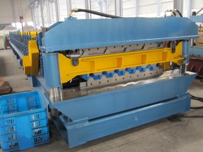 China 1200mm width Metal Sheet Cold roll Forming Equipment Double Layer with European Standard for sale