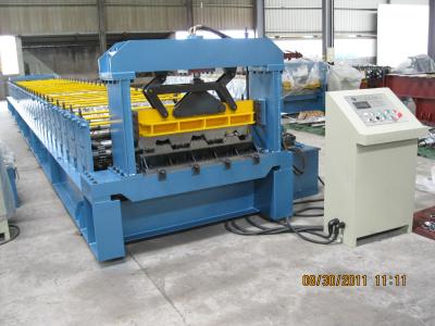 China Automatical Steel Floor Decking Roll Forming Machine For Construction Machinery for sale