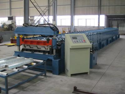 China Mitsubishi PLC Metal Cold Roll Forming Equipment For Deck , Roll Forming Line for sale