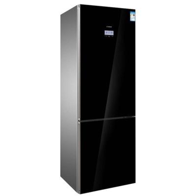 China Hot Selling Black No-frost Absorption Double Door Freezer Fridge Household Fridge for sale