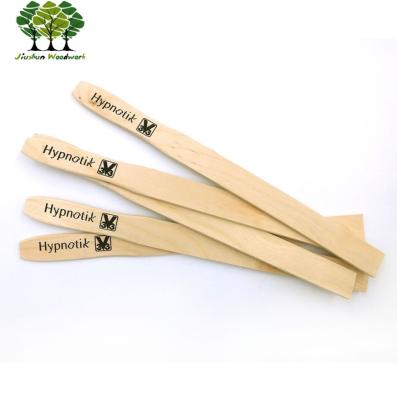 China High Quality Eco-friendly Paint Birch Palette Wooden / Stir Mix Stick for sale