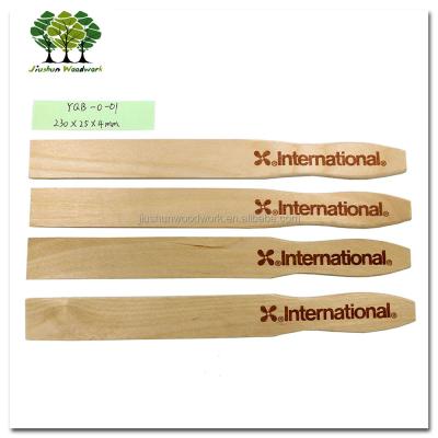 China Eco - Friendly Wooden Paint Stir Stick / Mixing Paddle for sale