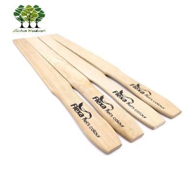 China Eco - Friendly Wooden Paint Palette Stick / Paint Mixing Stirrer for sale