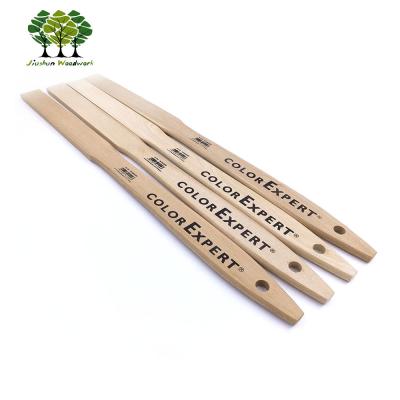 China Eco-friendly russian paint birch palette eco-friendly wooden/mixing stick paint palette/paint mixing stirrer for sale