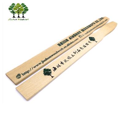 China Stir Eco-friendly Wooden Stick Paint Logo Mixing Palette for sale