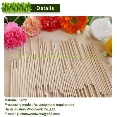 China Sustainable wooden skewer for DIY craft lollipop /candy/ ice cream sticks/flag for sale