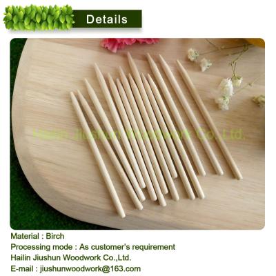 China Easily cleaned high quality disposable wooden skewer /sticks for sale