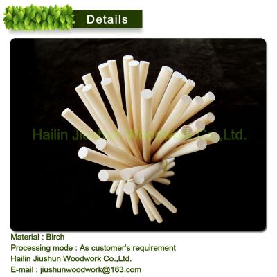 China High Quality BBQ Round Wooden Stick For Candy / Lollipop for sale