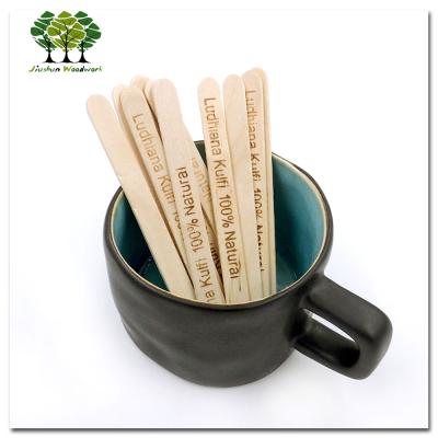 China Eco-Friendly Sustainable Wooden Ice Cream Stick for sale