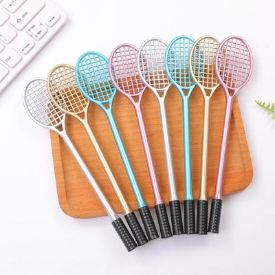 China Promotional Custom Pen Promotion Toy Gift Pen Logo Children's Personal Pen Tennis Racket Plastic for sale