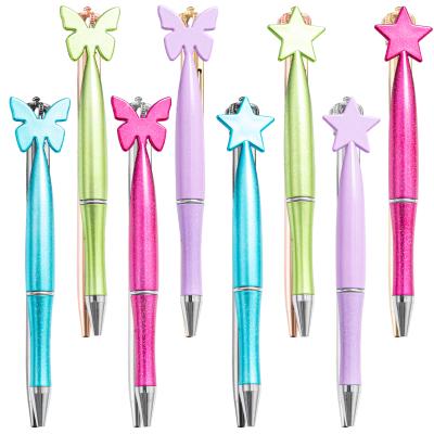 China 2021 Promotional Pen Star Promotional Pen And Bow Shape Plastic Pen For School for sale