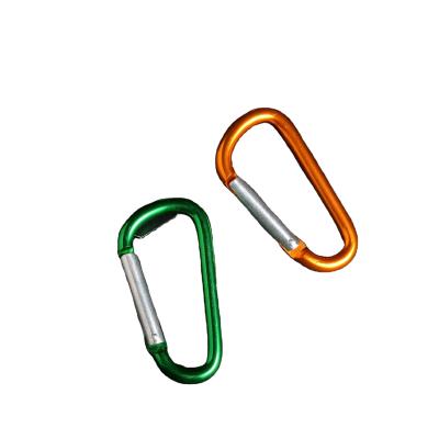 China General industry popular multifunctional outdoor aluminum carabiner, multicolor optional high quality carabiner for sale