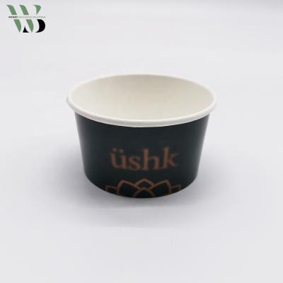 China Top Sale Disposable Amazon Frozen Yogurt Paper Container Food Grade Packing Tub for sale