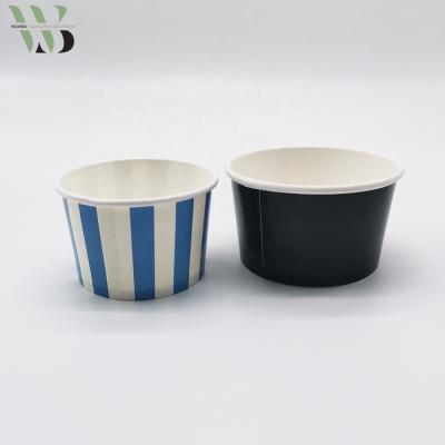 China Disposable Disposable Ice Cream Cups With Lids / Ice Cream Cups With Dome Lids for sale