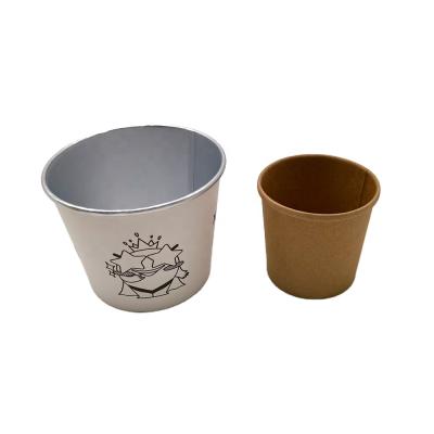 China Custom Printed Disposable Ramen Paper Cup Soup Bowl Disposable Hot Packing With Sealing Film for sale