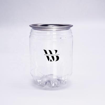 China Disposable Custom Size Clear PET Plastic Box With Easy Open Aluminum Lid for sale