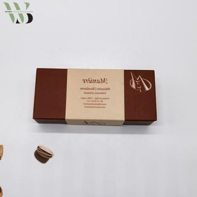 China Large Recyclable Promotional Cheap Price Quality UV Coated Take Away Chocolate Box for sale