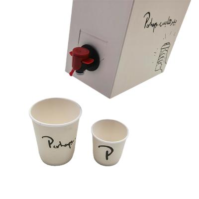 China Colorful Recyclable Hot Sales Stock Custom Logo With Handle And Water Bag 5L 10L Coffee Canister Dispenser Coffee Packaging Box for sale