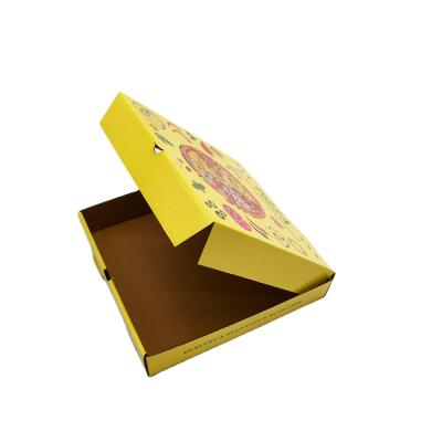 China Disposable Pizza Package Food Box 13x13 Inch Pizza Packaging Boxes For Pizza Food Delivery Customized Printing for sale