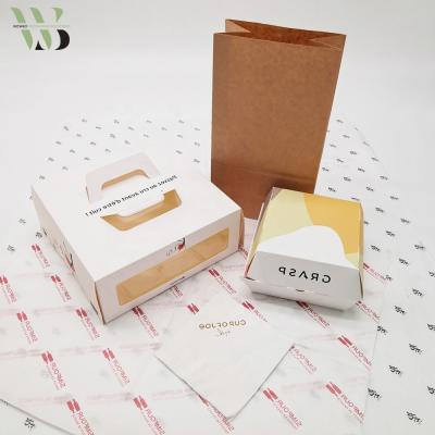 China Hot sale factory wholesale price disposable custom logo packaging box cake boxes packaging box with handle packaging for sale