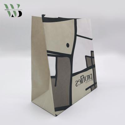 China Recyclable Luxury Custom Size Aluminum Foil Full Color Printing Paper Bag Without Handles for sale