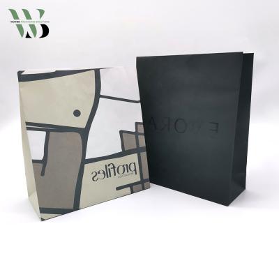 China Recyclable Delivery 120gsm E-Commerce Eco Brown Kraft Paper Bags With No Handle for sale