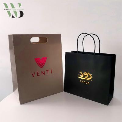 China Recyclable Custom Personalized LOGO Printed Delivery Paper Bags For Coal for sale