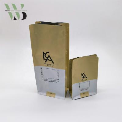 China Customized Printing Black Coffee Resealable Packaging Bag Customized for sale