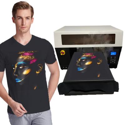 China Apparel DIY T-shirt Customization Top Selling Inkjet Direct To Garment A2 Size Dtg Digital T-shirt Printer With PE 4720 Dual Printhead for sale