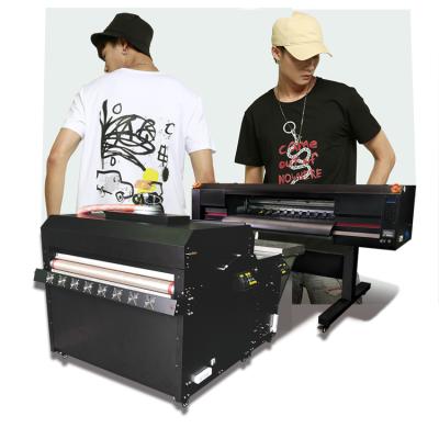 China All fabrics/main apparel 1.2m dtf t-shirt printer machine shaker 4 movie roll dtf printer tee shirt socks printing machine dtf large t-shirt printer for sale