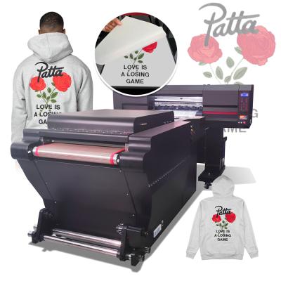 China All Fabrics Heat PET Film DTF Powder And Processing Machine Industrial Printer With Powder Shake Machine Textile T-shirt Printing Machine for sale