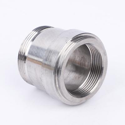 China Stainless Steel Joint Pipe Outer Thread Welded Water Pipe Threaded Joint for sale