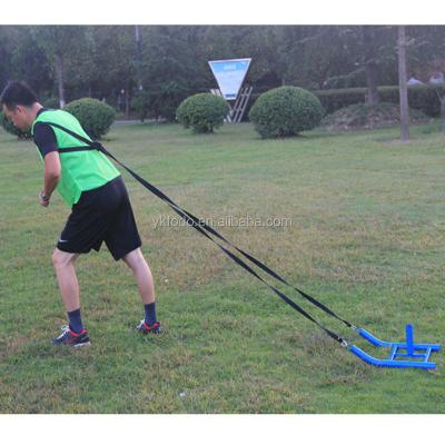 China Speed ​​training made in YIWU chian gym power speed training heavy duty weighted sled with shoulder harness FD676 for sale