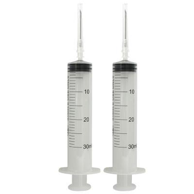 China 30ml Medical Disposable Plastic Syringe Medical Care Paper Plastic Packaging for sale