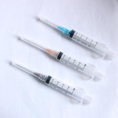 China 100% Organic Cotton Medical Plastic Disposable 5ml Syringe With Needle Paper Plastic for sale