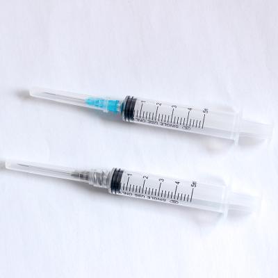 China 100% Organic Cotton Sterile Plastic Medical Disposable Luer Slip Syringe Factory for sale