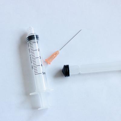 China 100% Organic Cotton 5cc Graduated Hospital Disposable Medical Syringes for sale