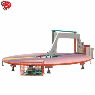 China Furniture Making Machines Many Foam Blocks Cutting CIRCULAR FOAM CUTTING MACHINE With Vacuum for sale