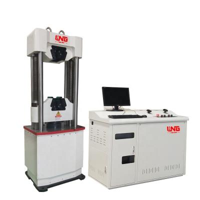 China Metal Materials Testing Microcomputer Controlled Electrohydraulic Servo Universal Testing Machine for Metal and Nonmetal Materials Testing for sale