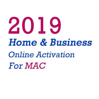 China 100% Working Original 2019 Home And Business For Mac Digital Key Code 100% Online Activation 2019 HB MAC License Send By Ali Chat for sale