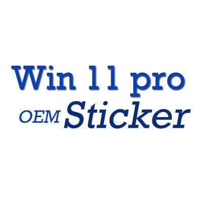 China 100% Working Genuine Win 11 Pro OEM Sticker 100% Online Activation Win 11 Pro Sticker Shipment Fast for sale