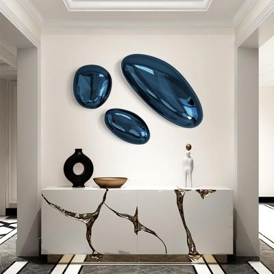 China Art Deco OEM ODM Designs Metal Wall Hanging Retro Luxury Home Ceramic Space Gifts Handmade Modern Decor for sale