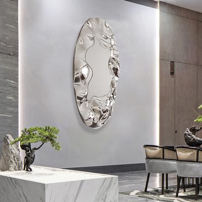 China Handmade Home Metal Art Hanging Mirrors Decor Wall Art Deco Room Designs Luxury Gifts Wholesale Modern Living for sale